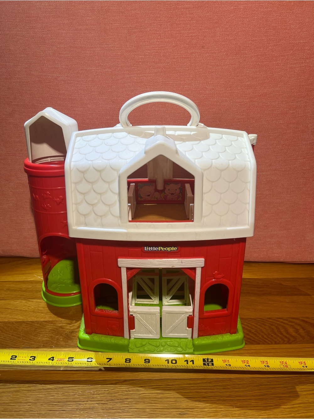 Fisher-Price Little People Take-Along Animal Sounds Farm Playset – Barn Only